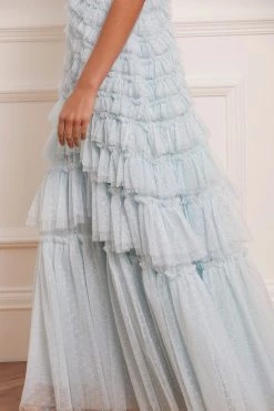 Needle & Thread Holding LTD Willow Ruffle V-Neck Gown All - Womenswear