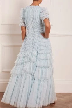 Needle & Thread Holding LTD Willow Ruffle V-Neck Gown All - Womenswear