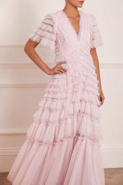 Needle & Thread Holding LTD All - Womenswear Willow Ruffle V-Neck Gown
